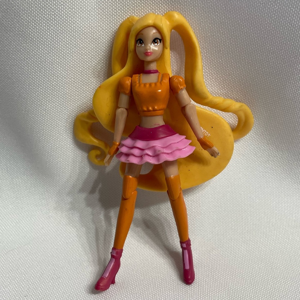 3.75” Winx Club Stella figure, posable, great condition
